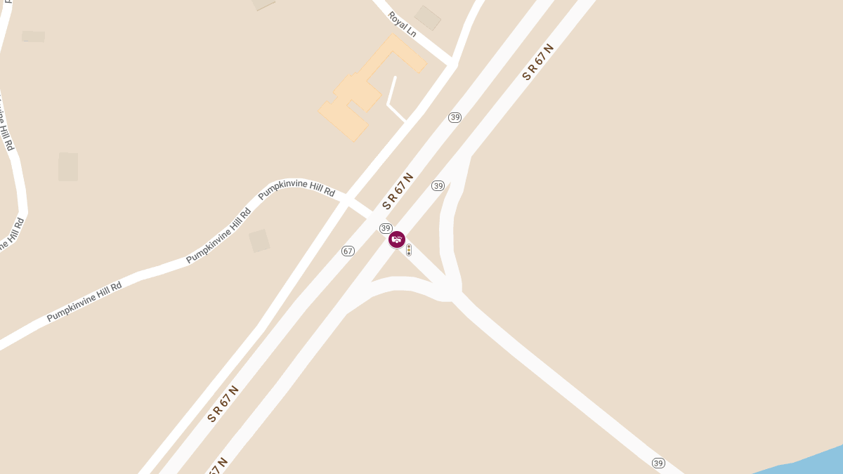 Motor Vehicle Accident at N SR67 and N 39 Bypass