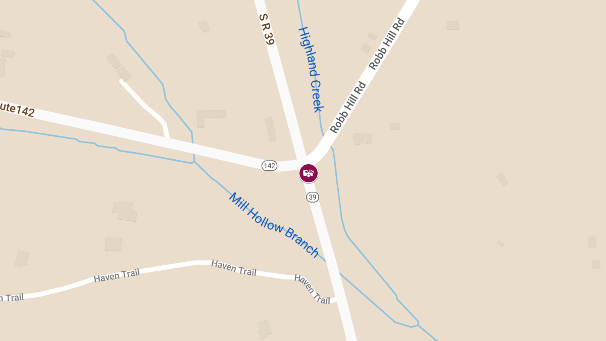 Motor Vehicle Accident on SR 39