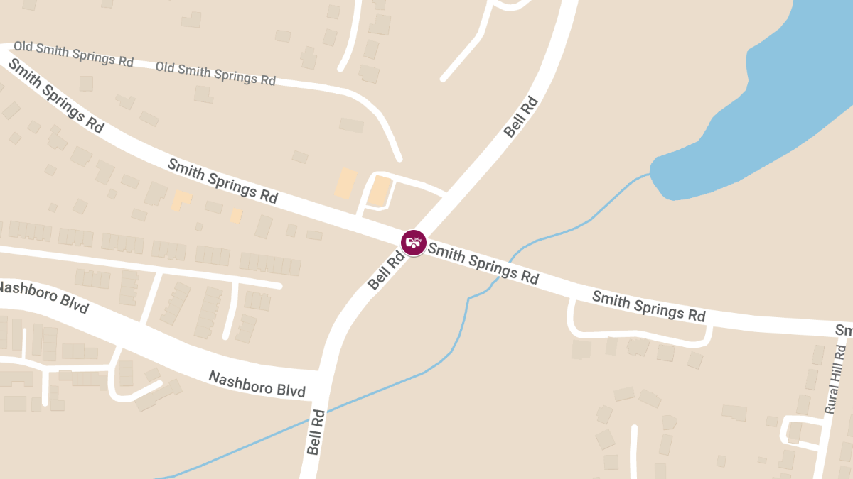 Motor Vehicle Accident with Injuries at Bell Rd and Smith Springs Rd
