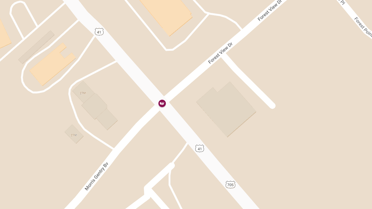 Motor Vehicle Accident with Injuries at Forest View Dr and Murfreesboro Pike