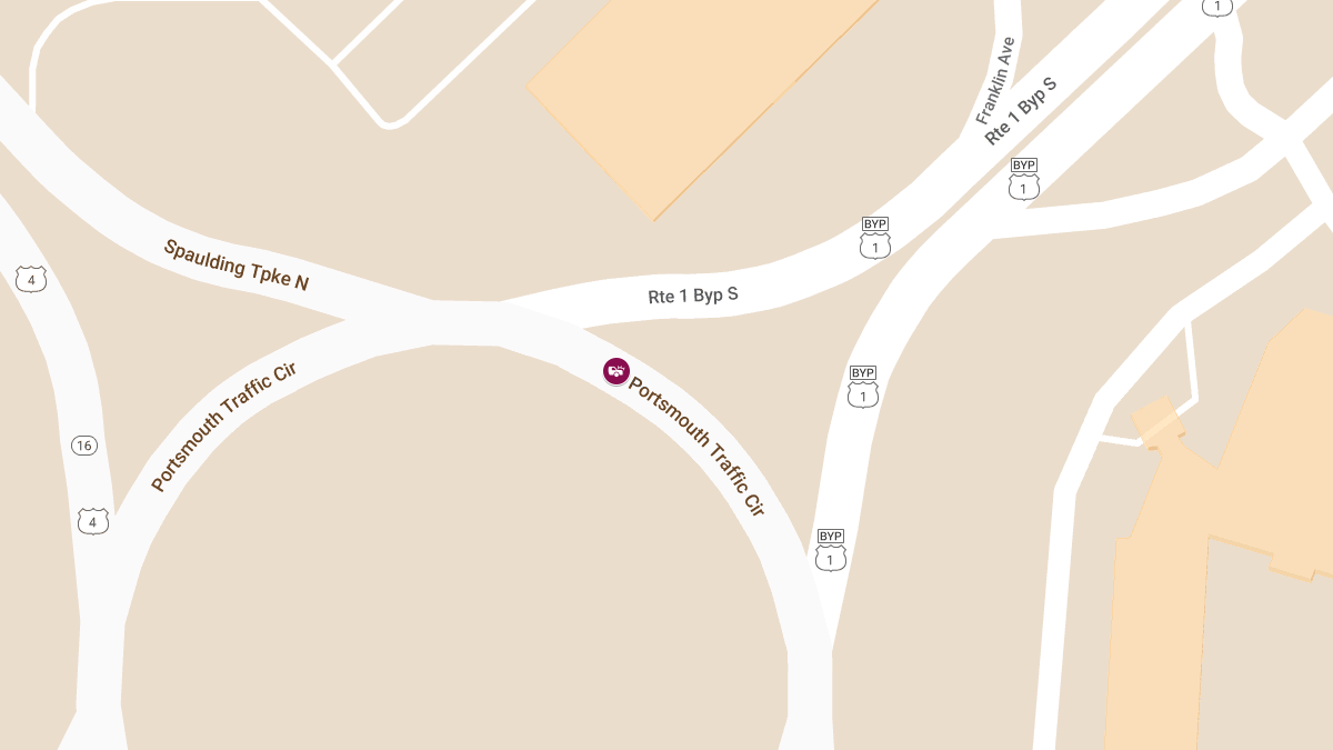 Motor Vehicle Accident with Injuries at Portsmouth Traffic Cir