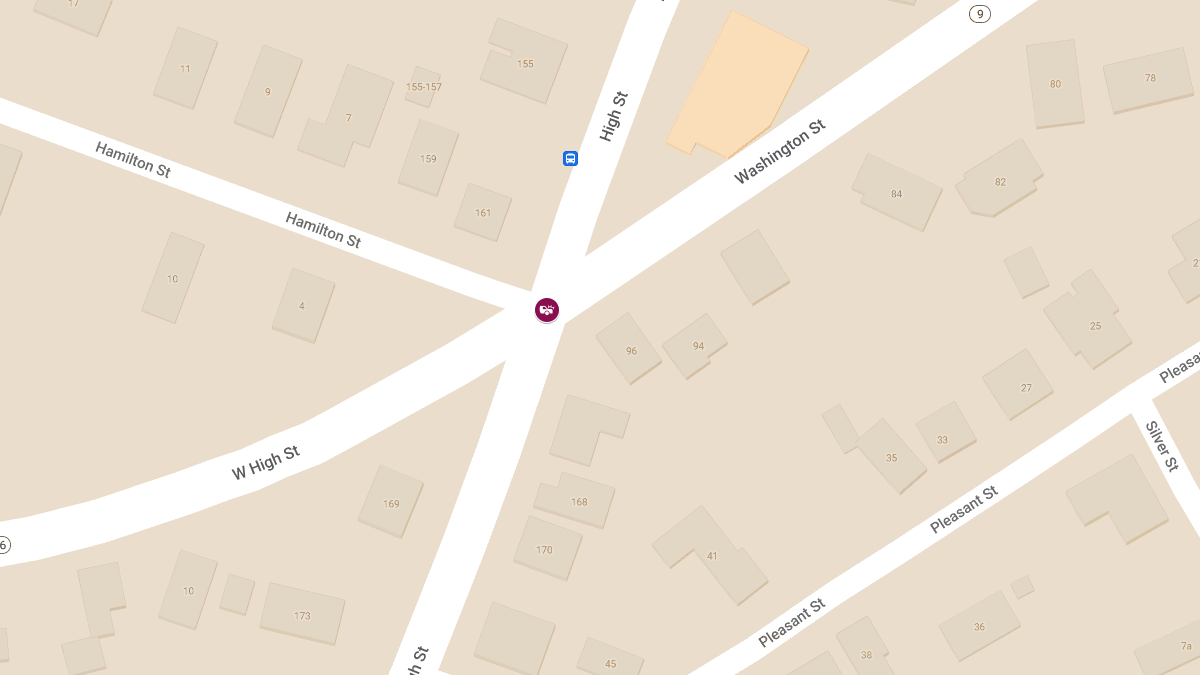 Motor Vehicle Accident with Injuries at W High St & High St