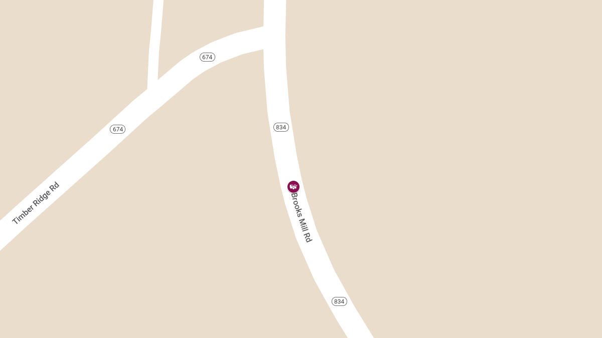 Motor Vehicle Accident with Injuries on Brooks Mill Rd near Timber Ridge Rd