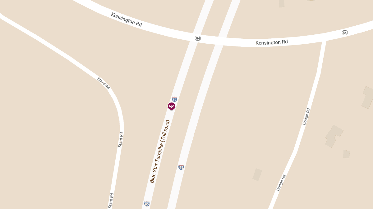 Motor Vehicle Accident with Injury Involving Vehicle and Animal at Southbound Mile Marker 8.0 I-95