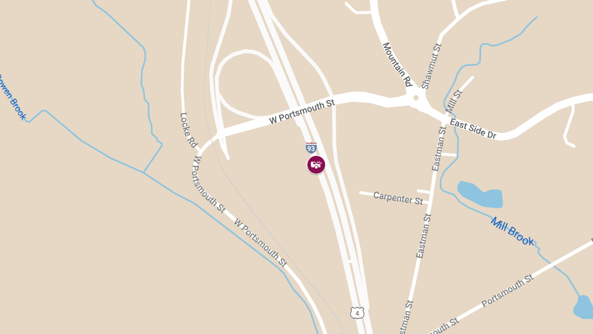 Motor Vehicle Accident with Injury on I-93 South at Exit 13