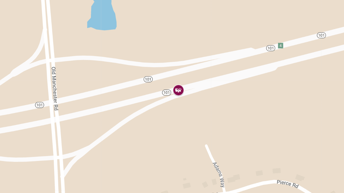 Motor Vehicle Accident with Rollover on Route 101 WB mm 69.4
