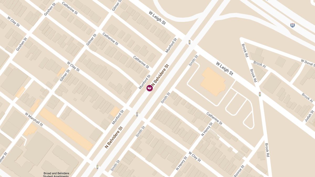 Motor Vehicle Collision With Injuries at N Belvidere St