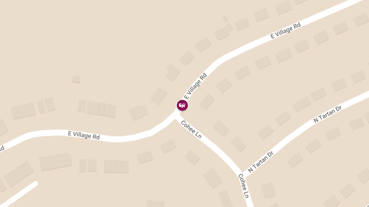 Motor Vehicle Collision at 100 Block E Village Road