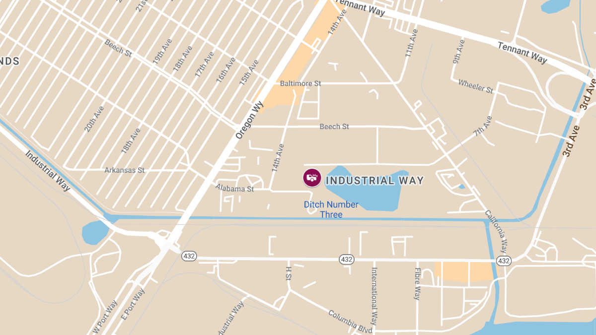 Motor Vehicle Collision at 1100 Block Industrial Way