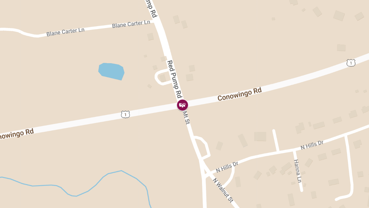 Motor Vehicle Collision at Conowingo Rd and Red Pump Rd