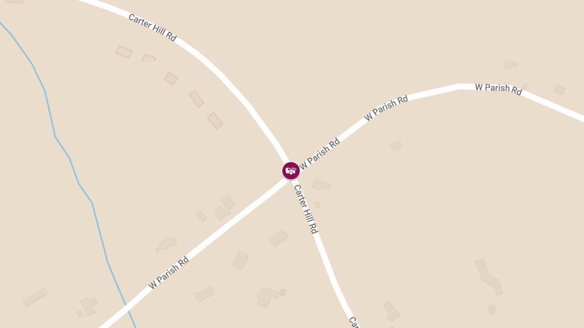 Motor Vehicle Collision on Carter Hill Rd