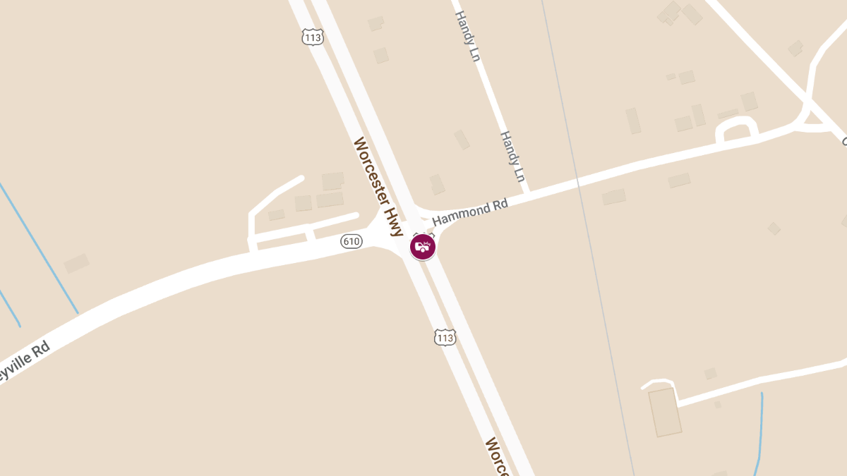 Motor Vehicle Crash at Rt 113 and Whaleyville Rd