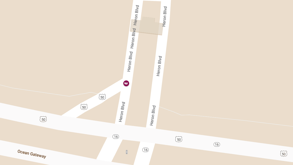 Motor Vehicle Crash at Rt 50 and Heron Blvd