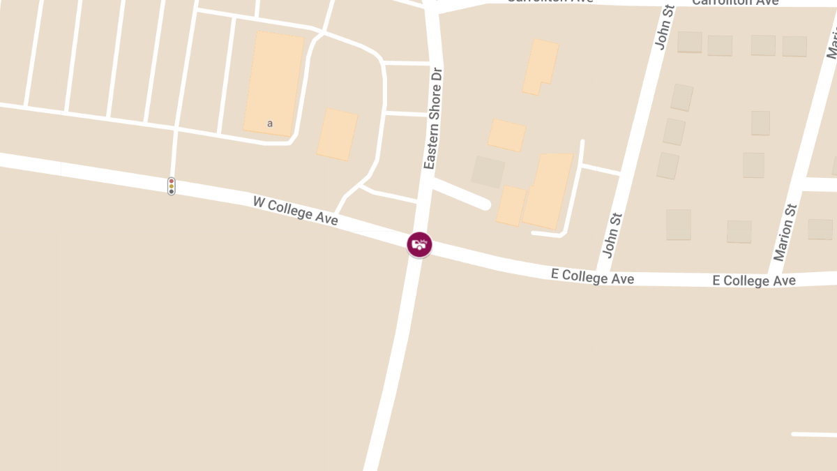 Motor Vehicle Crash with Injuries at Eastern Shore Dr & E. College Ave