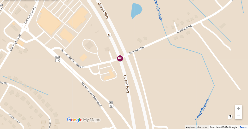 Motor Vehicle Crash with Injuries at Ocean Hwy and Stockton Rd