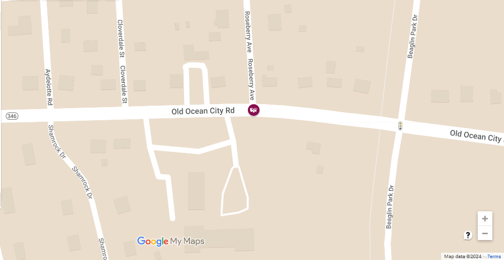 Motor Vehicle Crash with Injuries at Old Ocean City Rd and Roseberry Ave