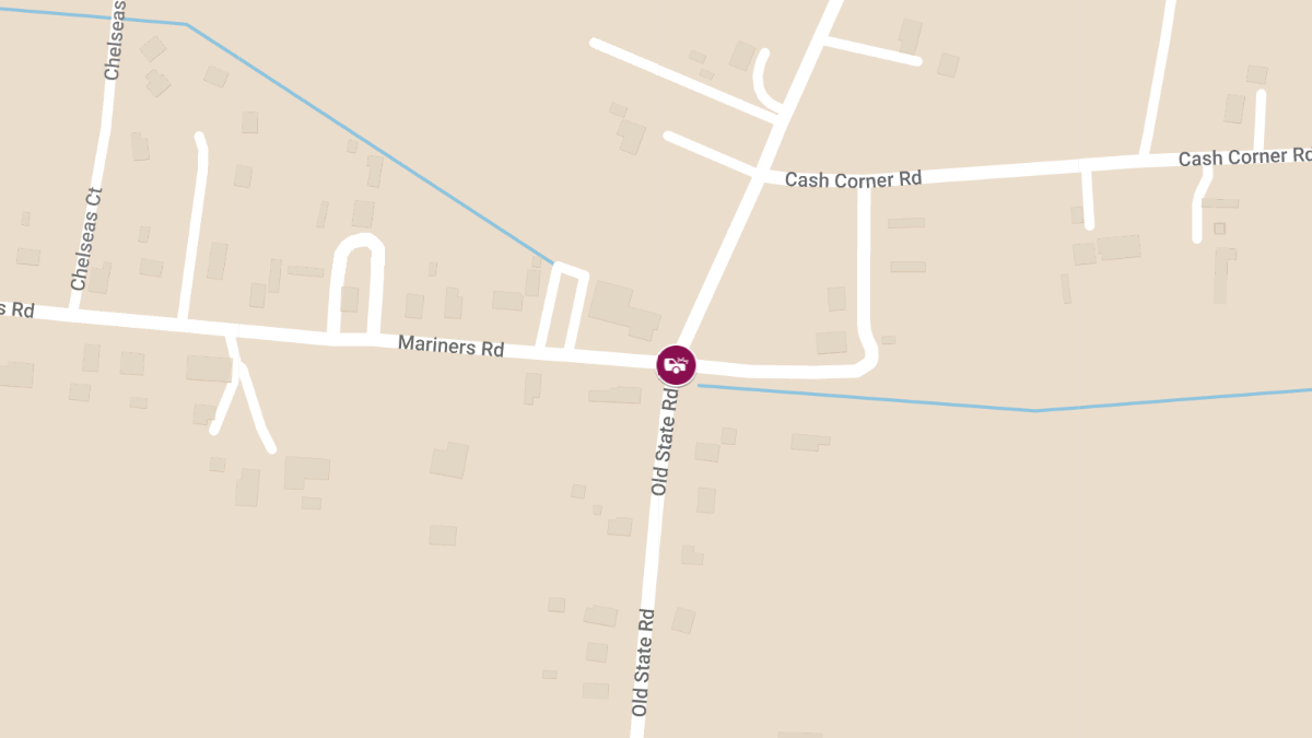 Motor Vehicle Crash with Injuries at Old State Rd and Mariners Rd