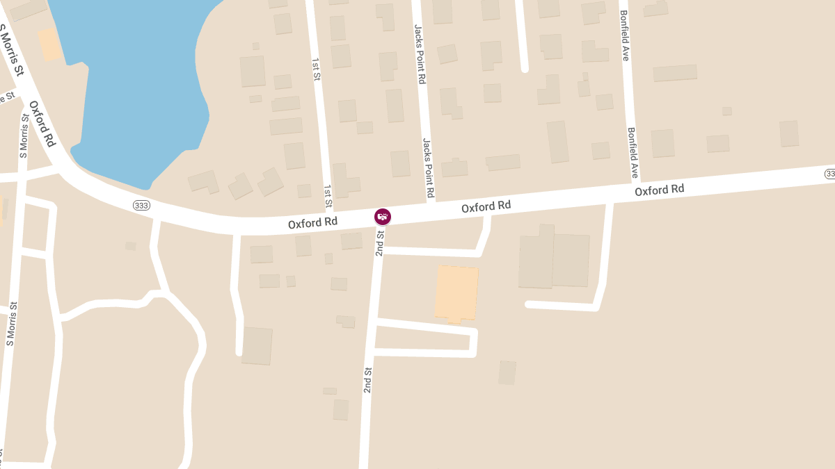 Motor Vehicle Crash with Injuries at Oxford Rd & 2nd St