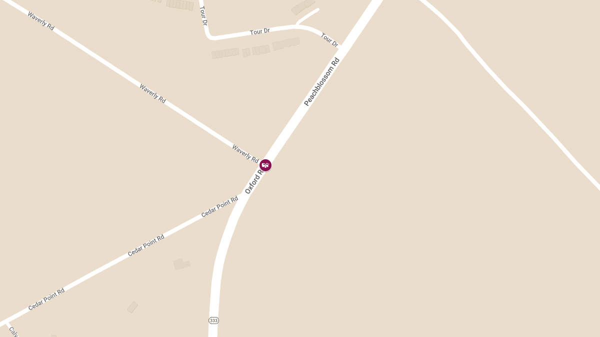 Motor Vehicle Crash with Injuries at Oxford Rd & Waverly Rd