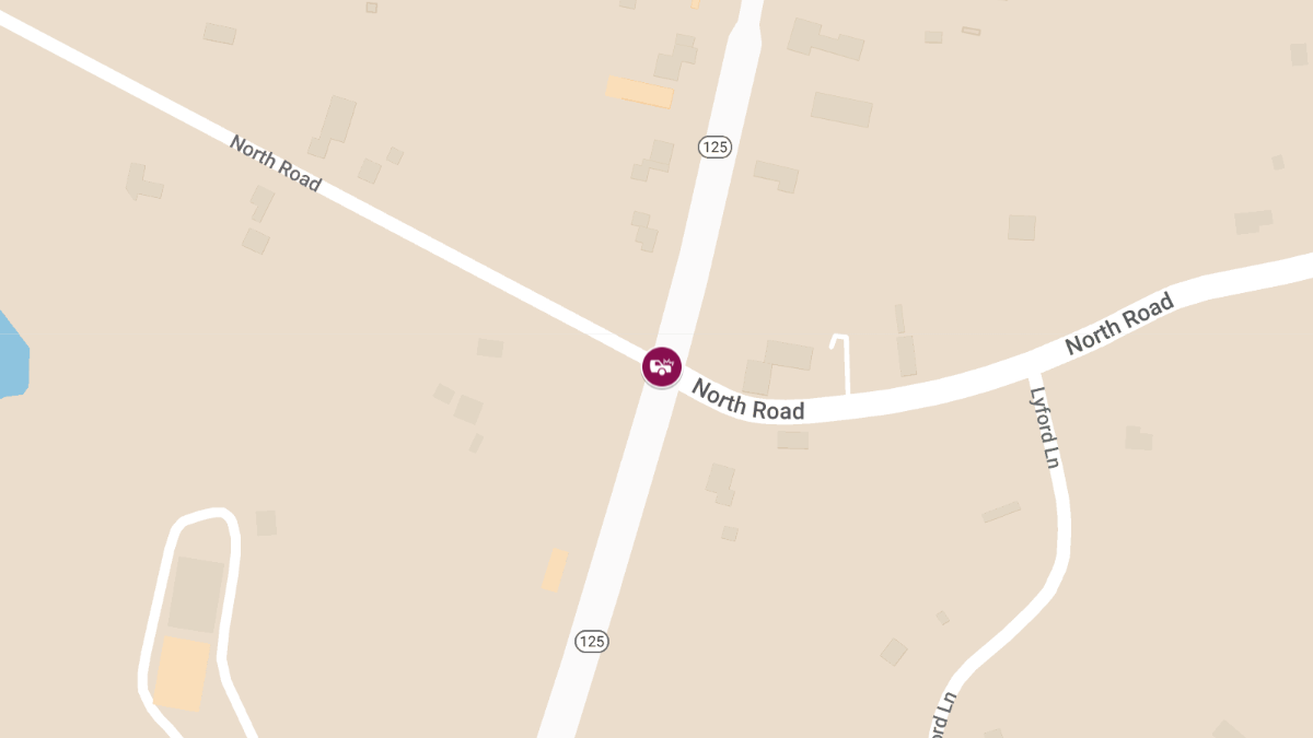 Motor Vehicle Crash with Injuries at Route 125 and North Rd