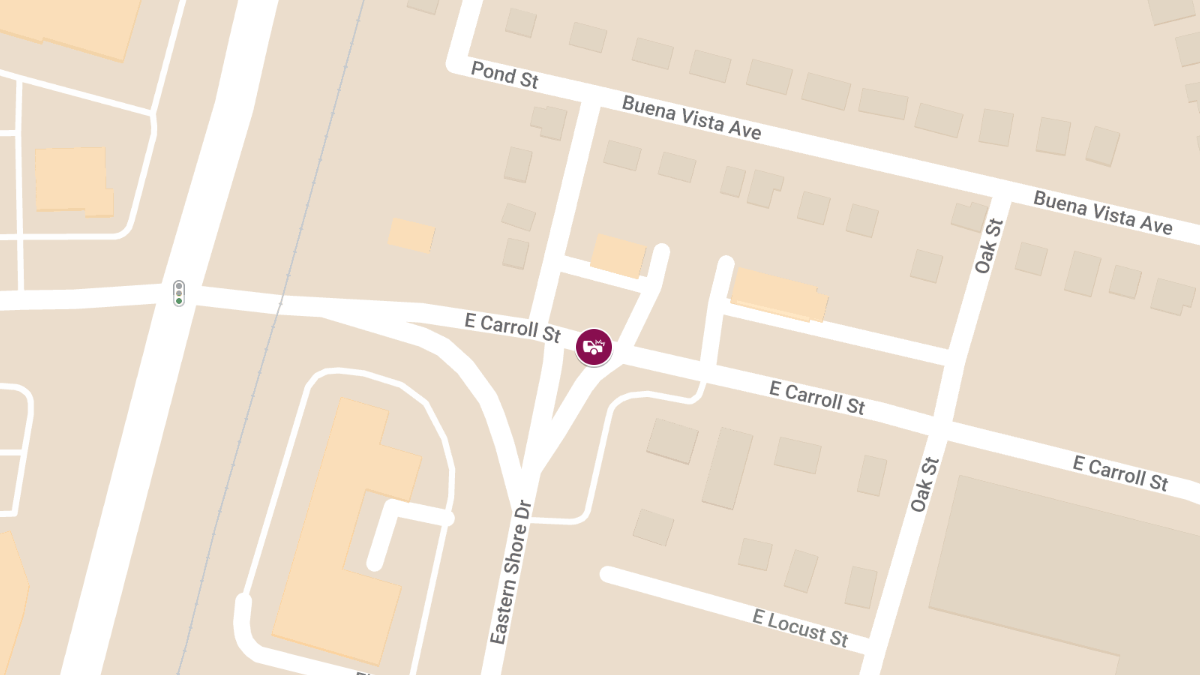 Motor Vehicle Crash with Injuries on E. Carroll Street