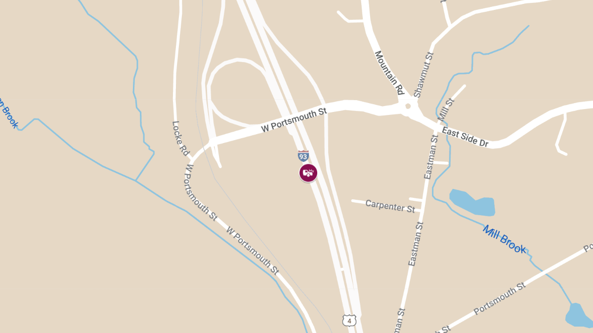 Motor Vehicle Crash with Injuries on Interstate 93 North Near Exit 12