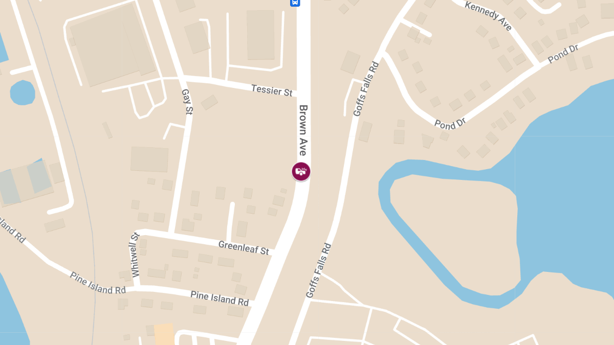 Motor Vehicle Crash with Injury on Brown Ave (Rte 3A)