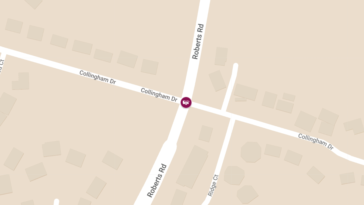 Motor Vehicle Crash with Serious Injury and Entrapment at Roberts Rd and Collingham Dr