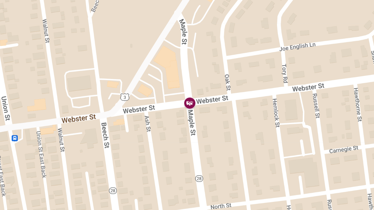 Motor Vehicle Crash with injuries at Maple St & Webster St