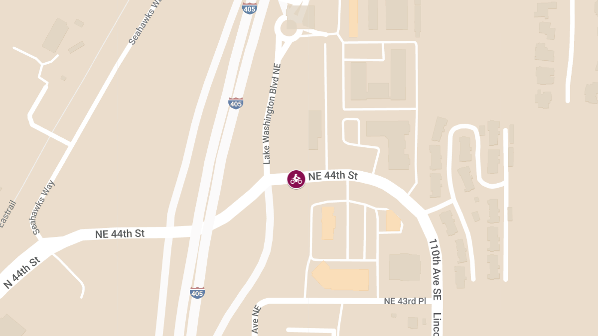 Motorcycle Accident Involving Abandoned Trailer near 44th St