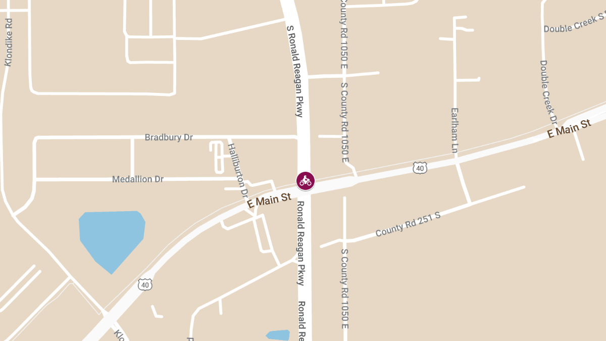Motorcycle Accident at E Main St and S Ronald Reagan Parkway