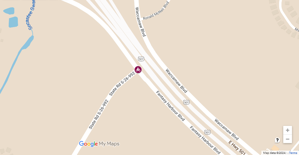 Motorcycle Accident at Fantasy Harbor Blvd & Burcale Rd