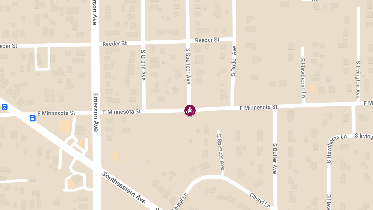 Motorcycle Accident at S Spencer Ave & E Minnesota St