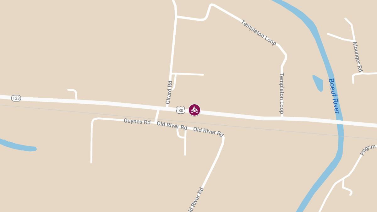 Motorcycle Accident at U.S. Hwy 80 and LA Hwy 133 causes Injuries