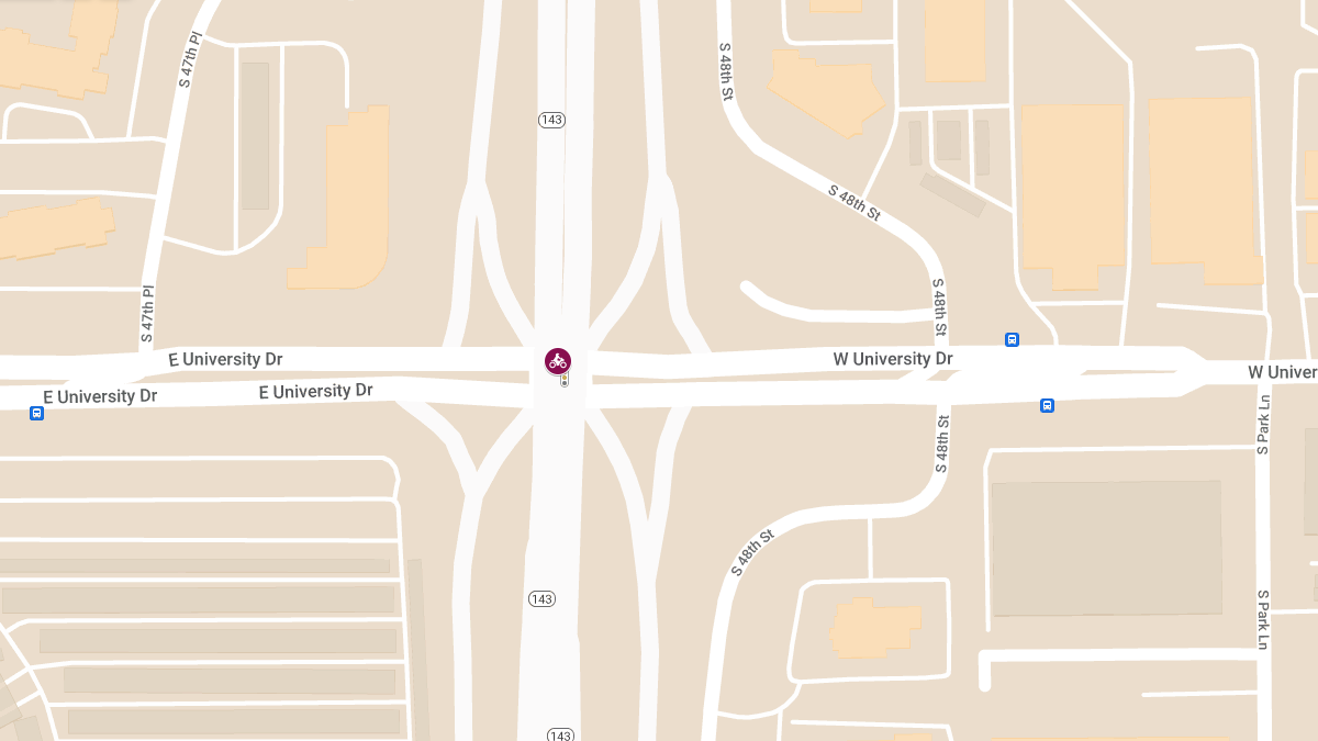 Motorcycle Accident at University Dr on SR-143