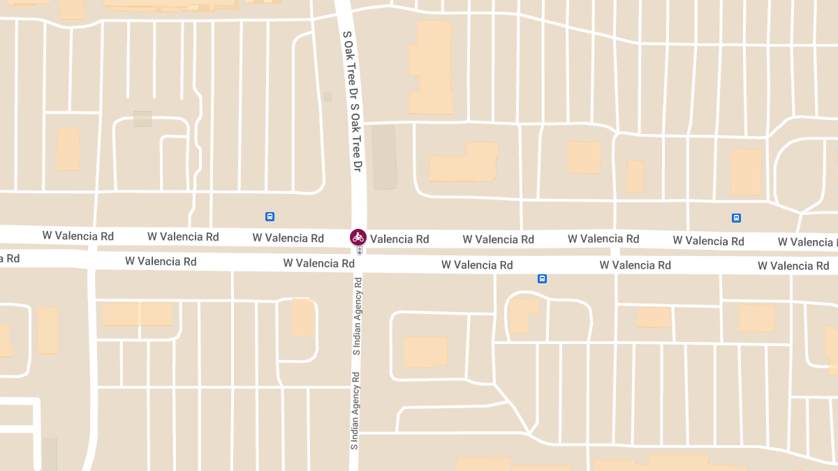 Motorcycle Accident at W Valencia Rd & S Oak Tree Dr