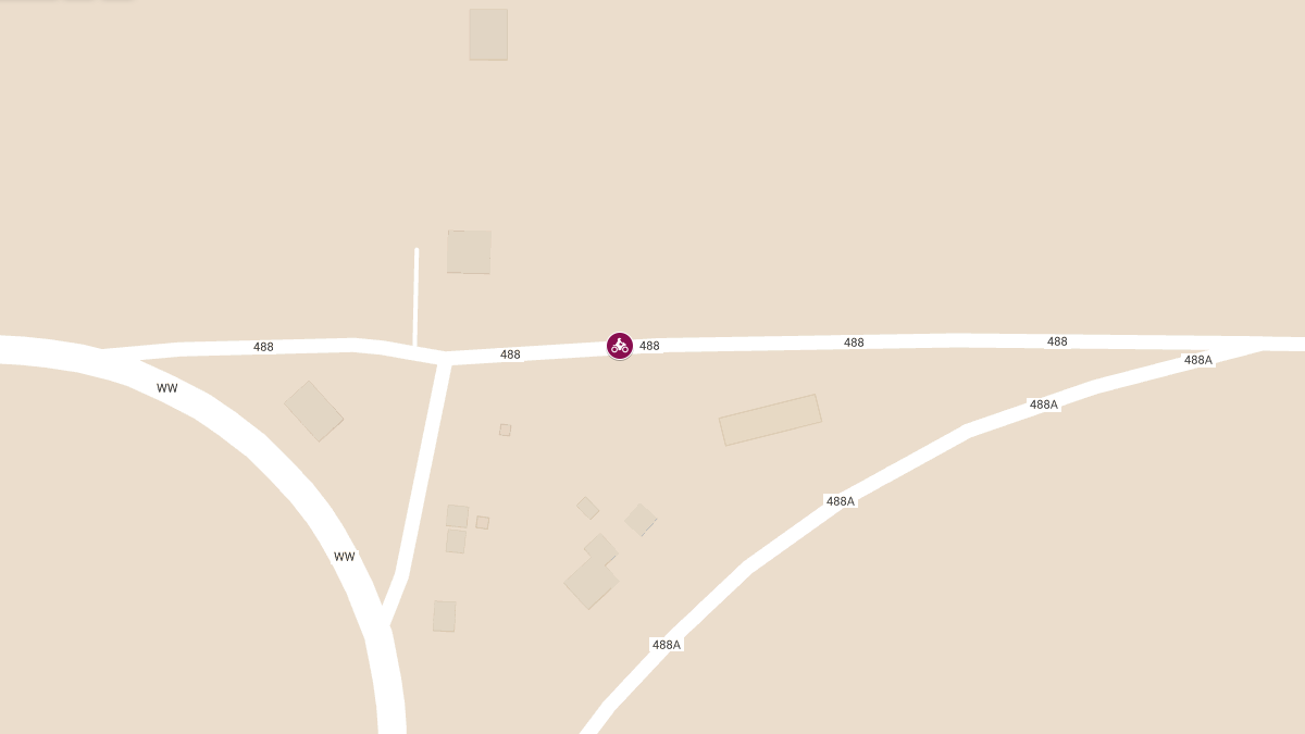 Motorcycle Accident on County Road 488, 1 Mile NE of Dudley