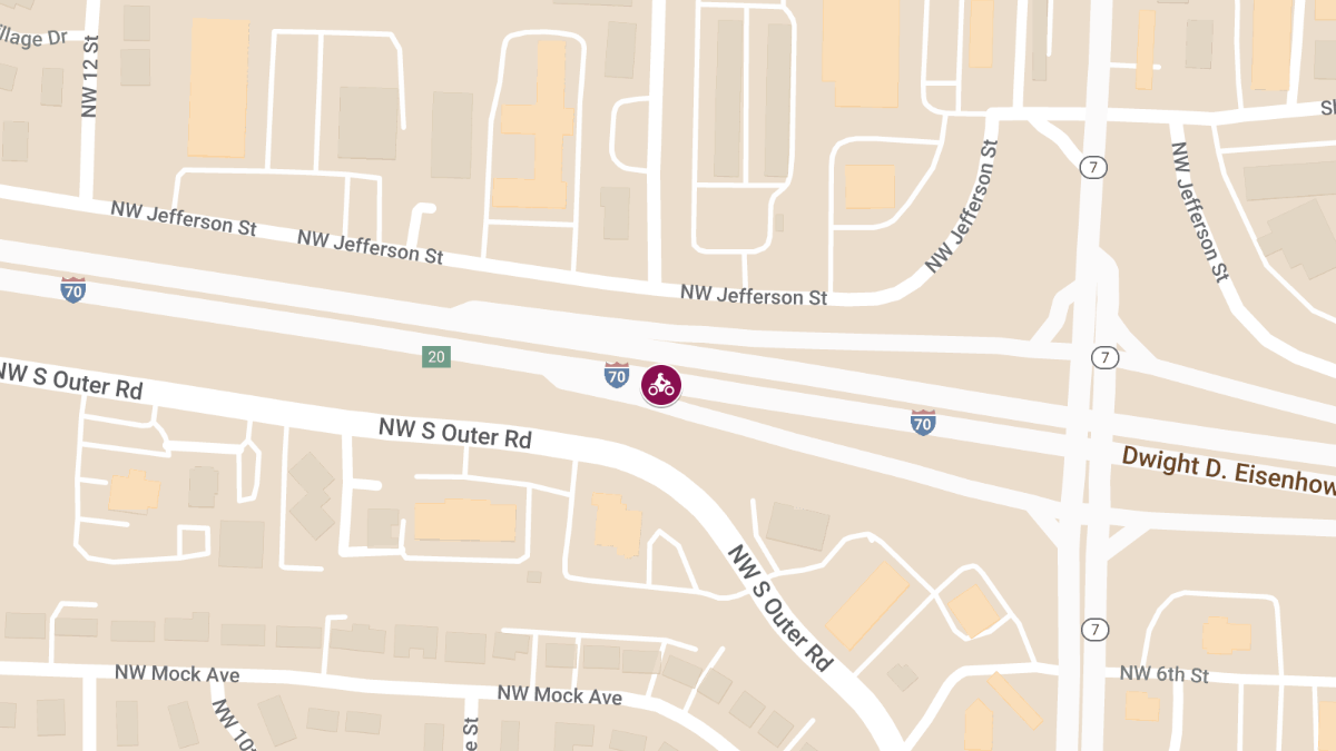 Motorcycle Accident on I-70 South Outer Rd