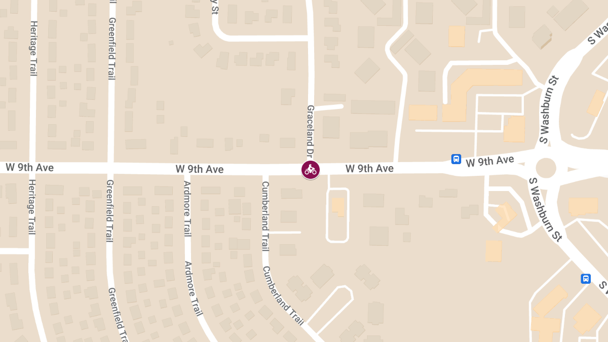 Motorcycle Accident with Injuries at 9th Avenue and Graceland Drive