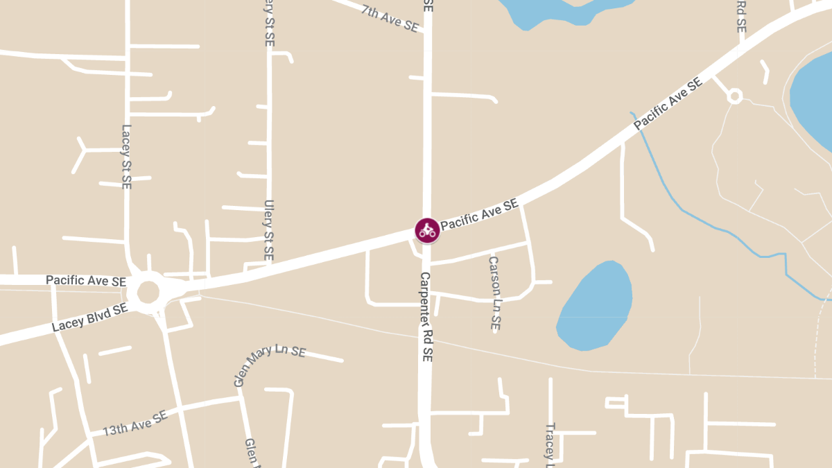 Motorcycle Collision at Pacific Ave and Carpenter Rd causes Injuries