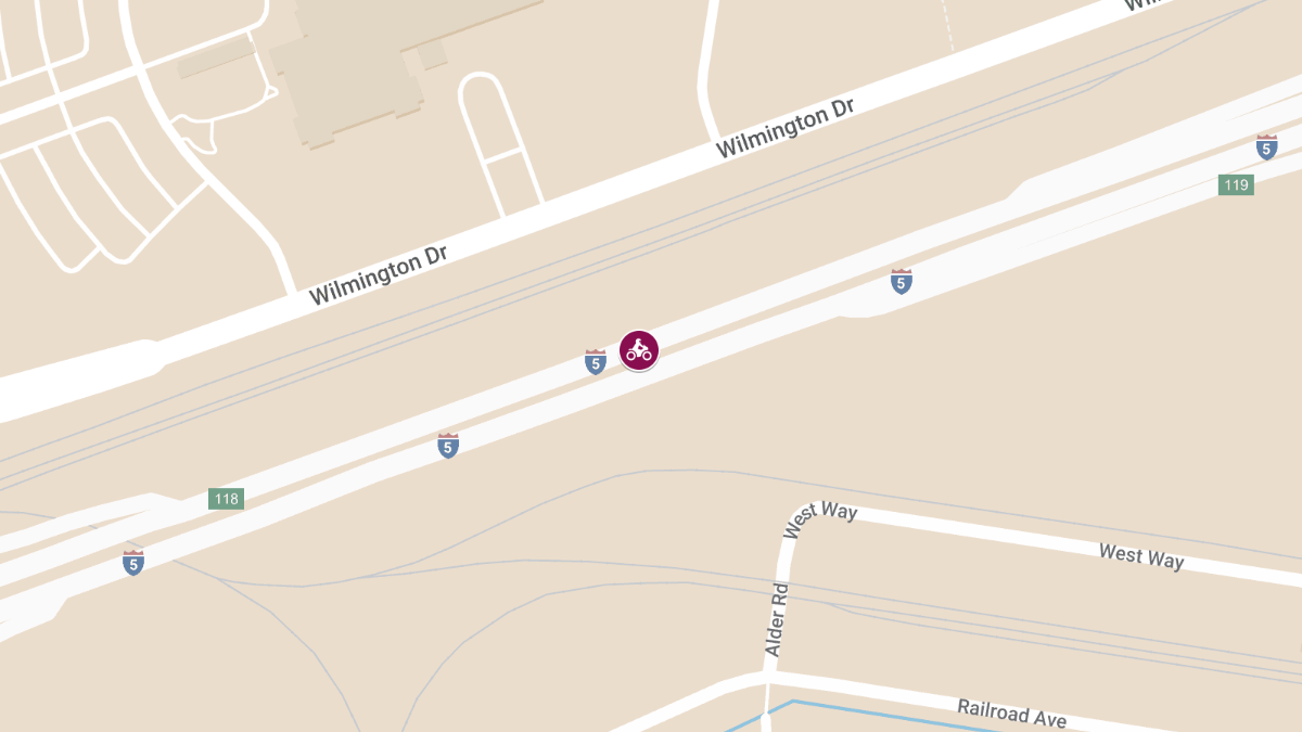 Motorcycle Collision on I-5 Northbound