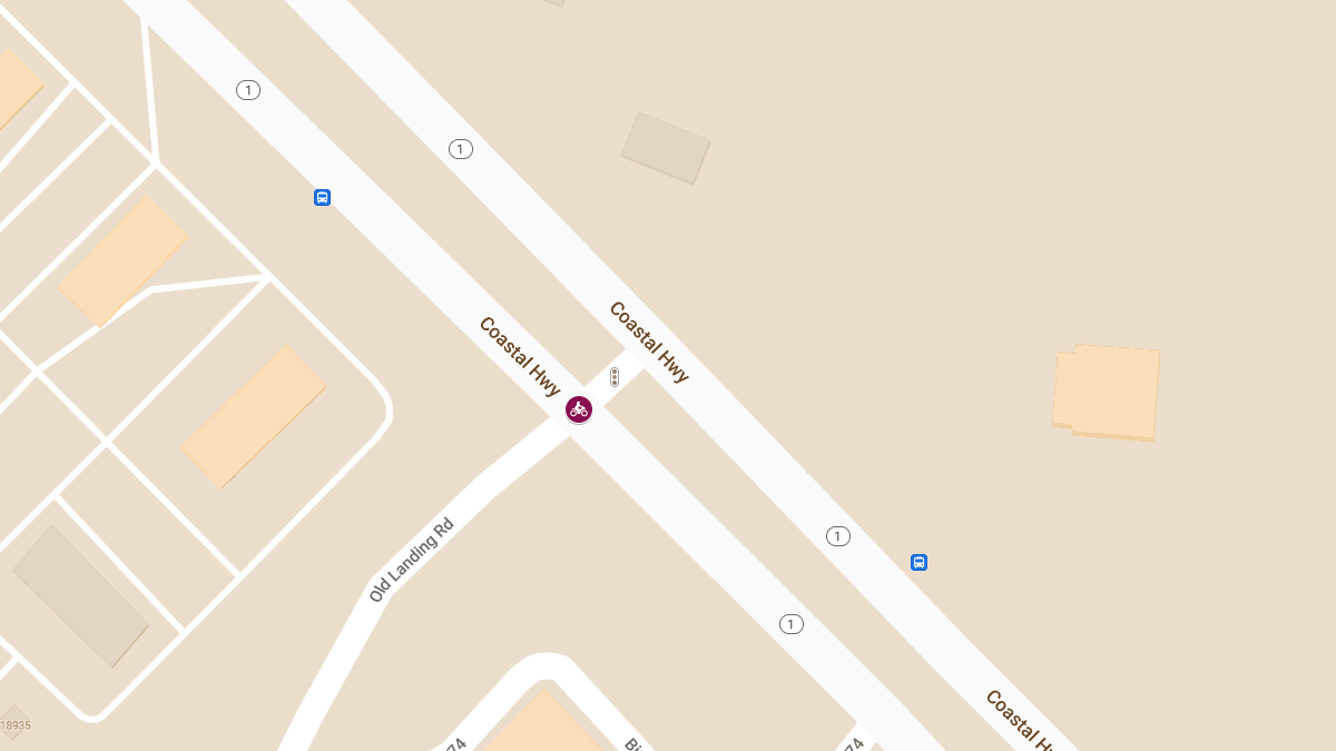 Motorcycle Crash at Coastal Hwy and Old Landing Rd