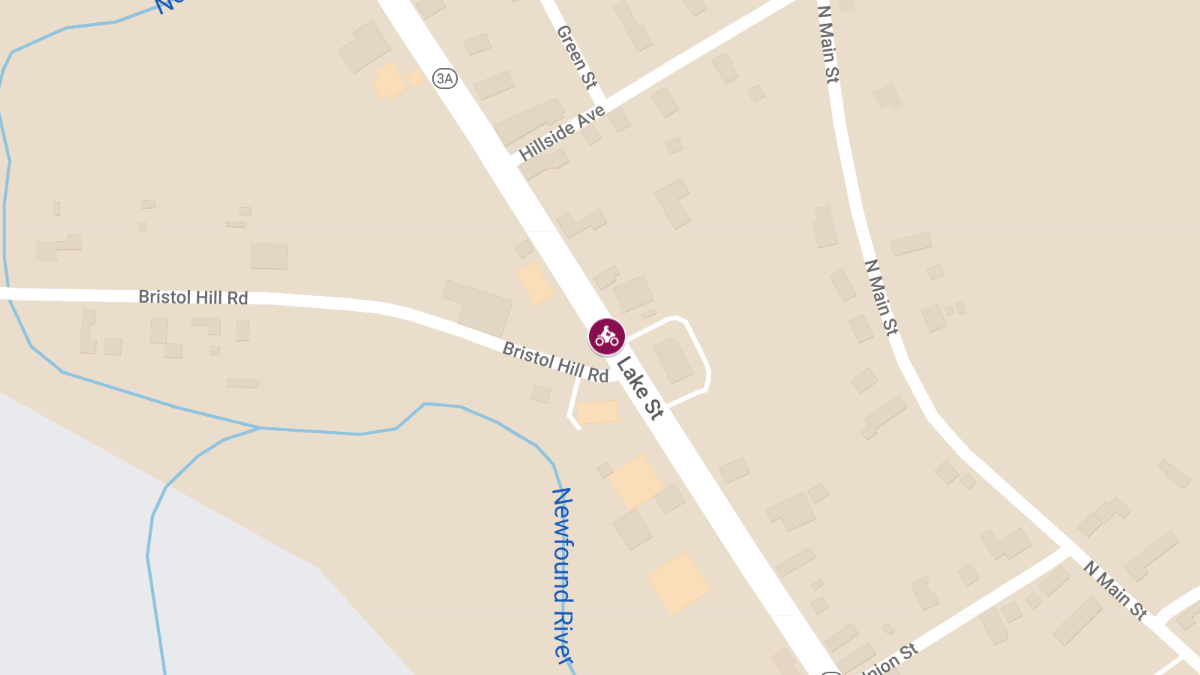 Motorcycle Crash at Lake St (Rte 3A) and Bristol Hill Rd