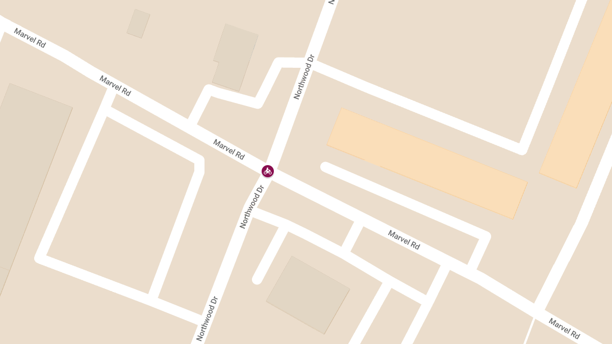 Motorcycle Crash at Northwood Dr and Marvel Rd