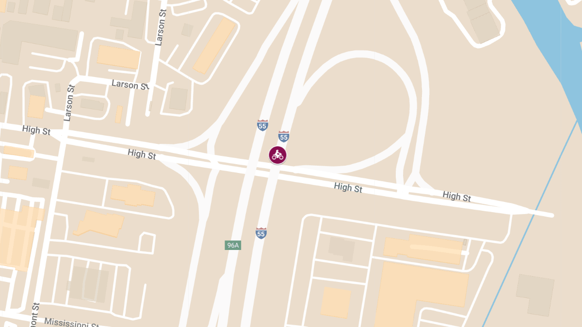 Motorcycle Crash on Interstate 55 causes Injuries
