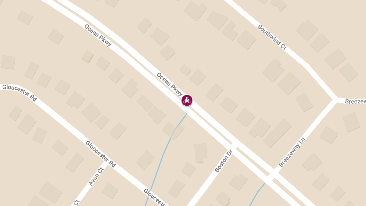 Motorcycle Crash on Ocean Parkway