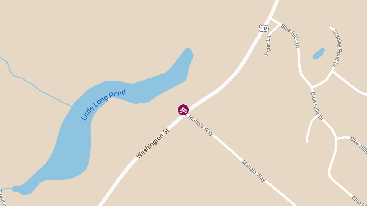 Motorcycle Crash on Washington St (Rte 202) IAO Mahala Way