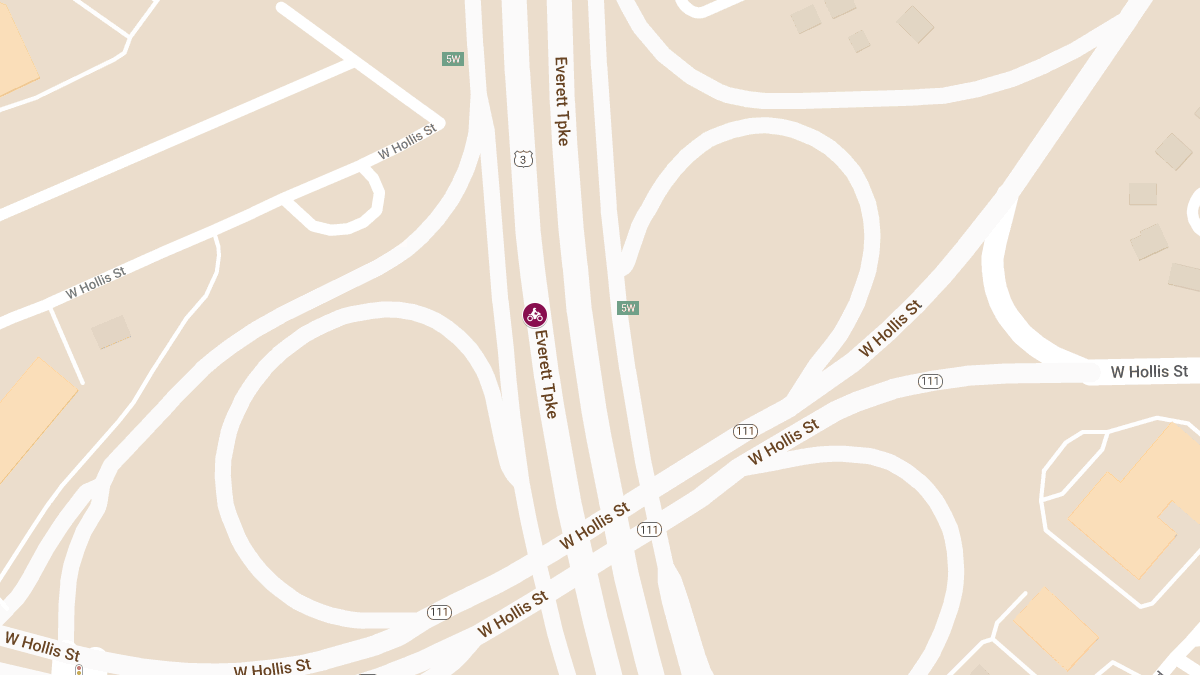 Motorcycle Crash with Injuries on Everett Turnpike SB (Rte 3)