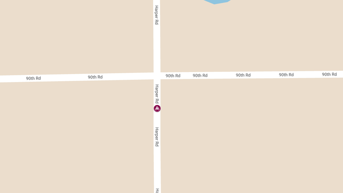 Motorcycle Crash with Injuries on Harper Road