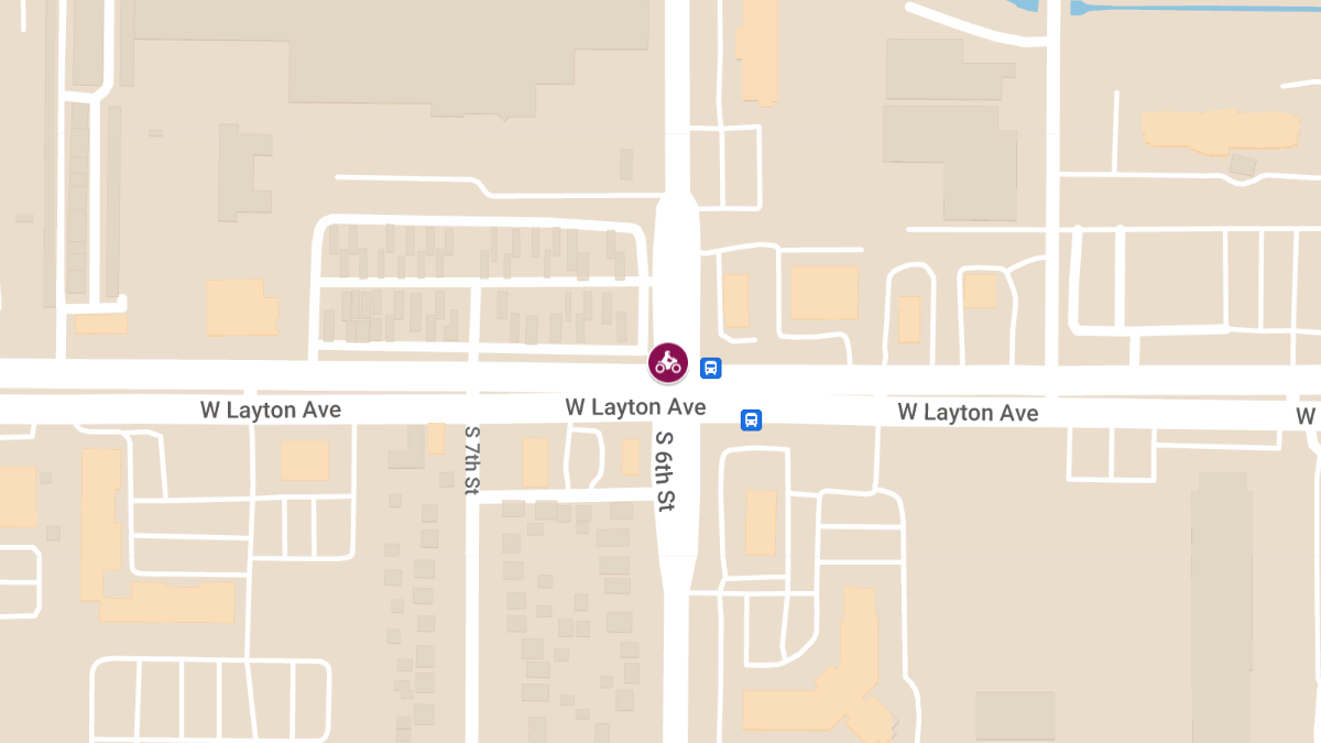 Motorcycle Officer Injured in Crash at 6th and Layton